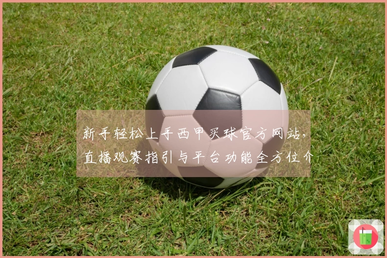 新手轻松上手西甲买球官方网站，直播观赛指引与平台功能全方位介绍